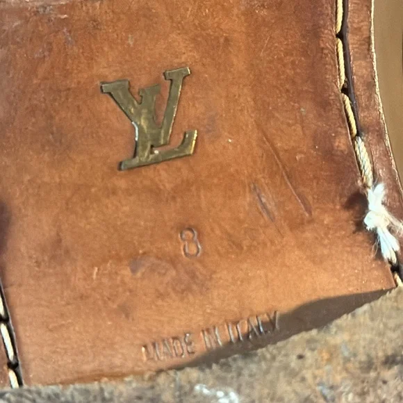 Louis Vuitton classic Men's Tan Loafers
